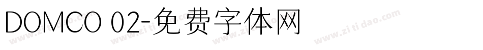 DOMCO 02字体转换